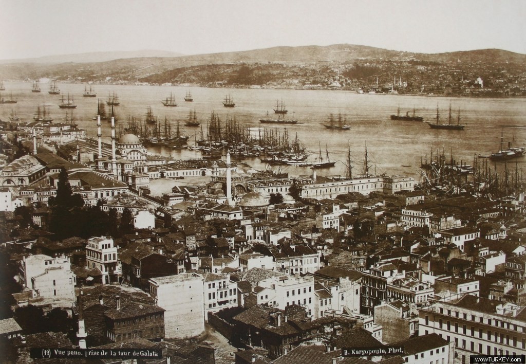 fikri aktan galata kulesinden tophane 1870