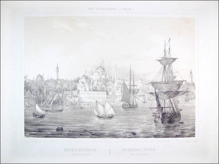 OSMANLI KARTPOSTAL OTTOMAN NAVIGATION (915)