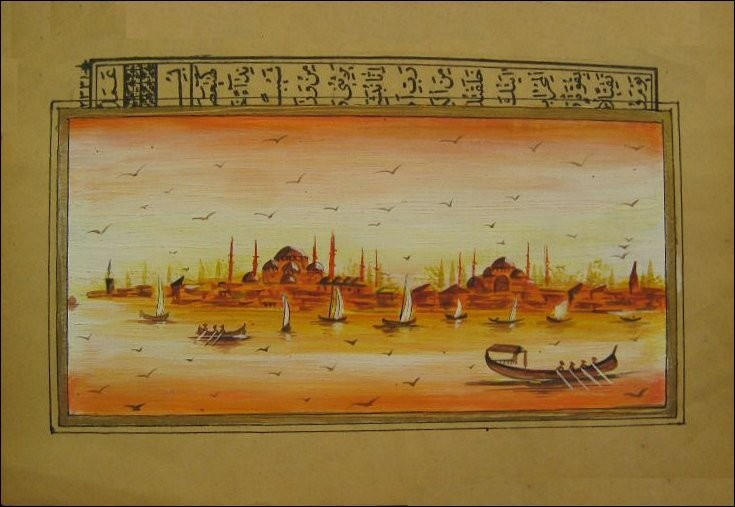 OSMANLI KARTPOSTAL OTTOMAN NAVIGATION (514)