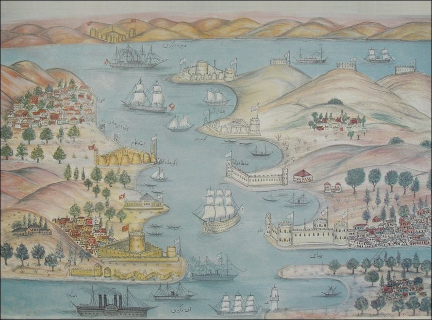 OSMANLI KARTPOSTAL OTTOMAN NAVIGATION (131)