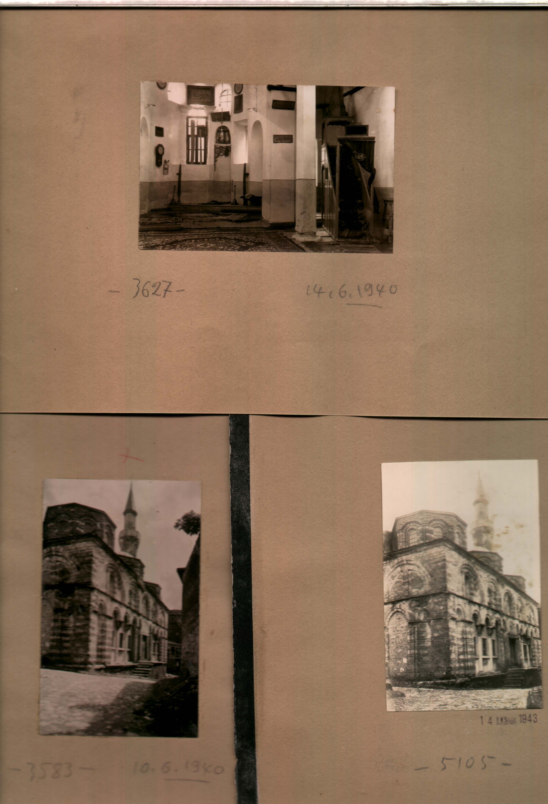 KİLİSE CAMİİ VE ŞEMSEDDİN MOLLAGÜRANI — Albüm sayfası adayı