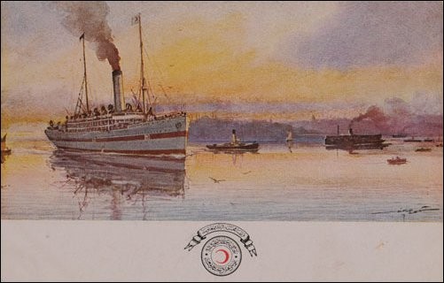 OSMANLI KARTPOSTAL OTTOMAN NAVIGATION (469)