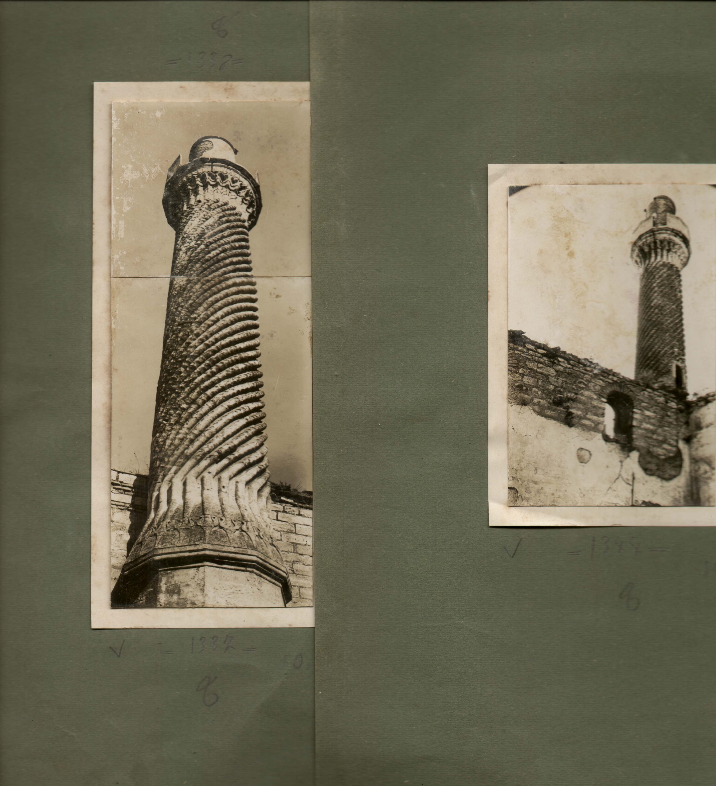 BURMALI MESCİT — Albüm sayfası adayı