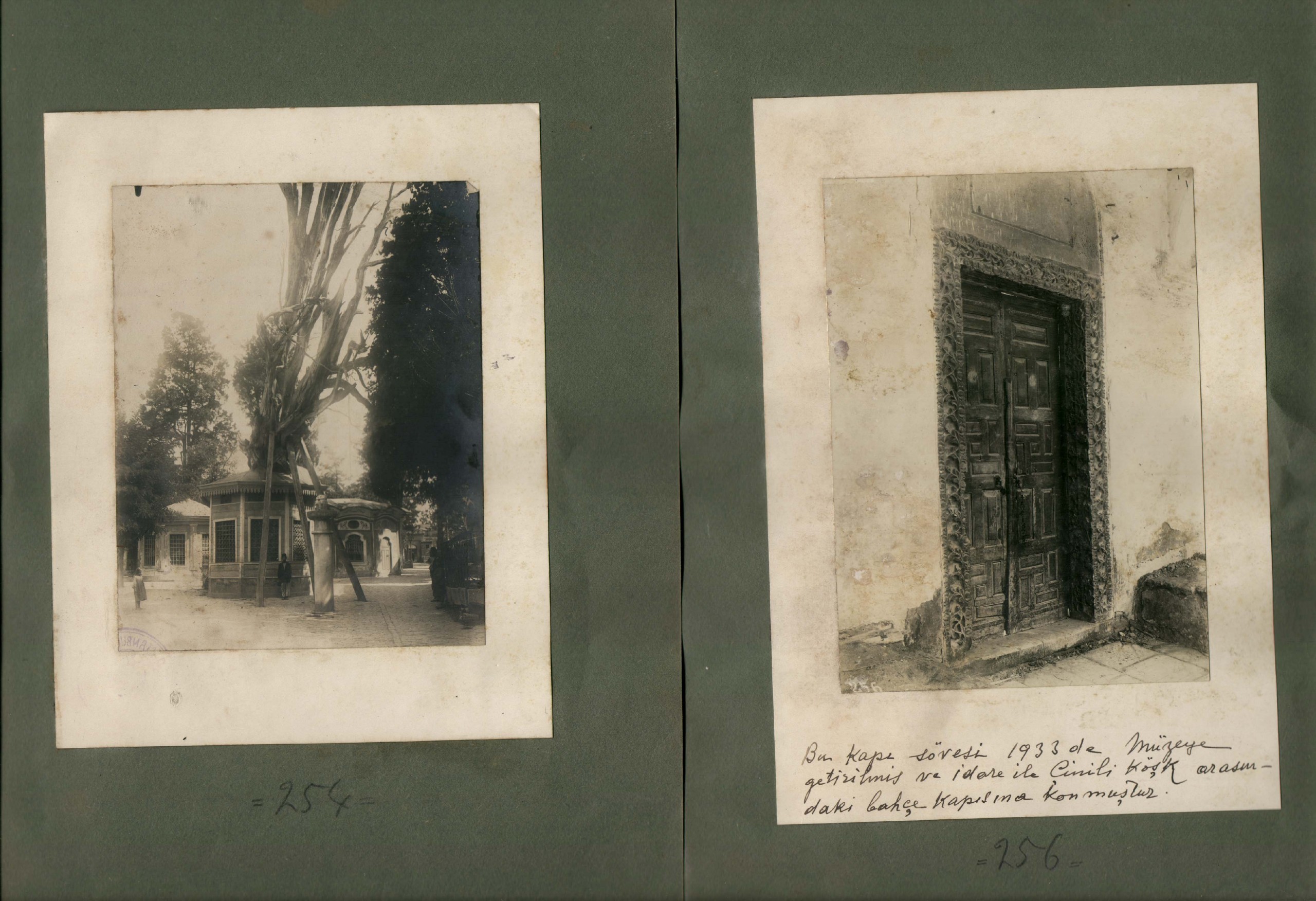 SÜMBÜL EFENDİ DERGAHI VE YAZILI MEZAR TAŞI — Albüm sayfası adayı