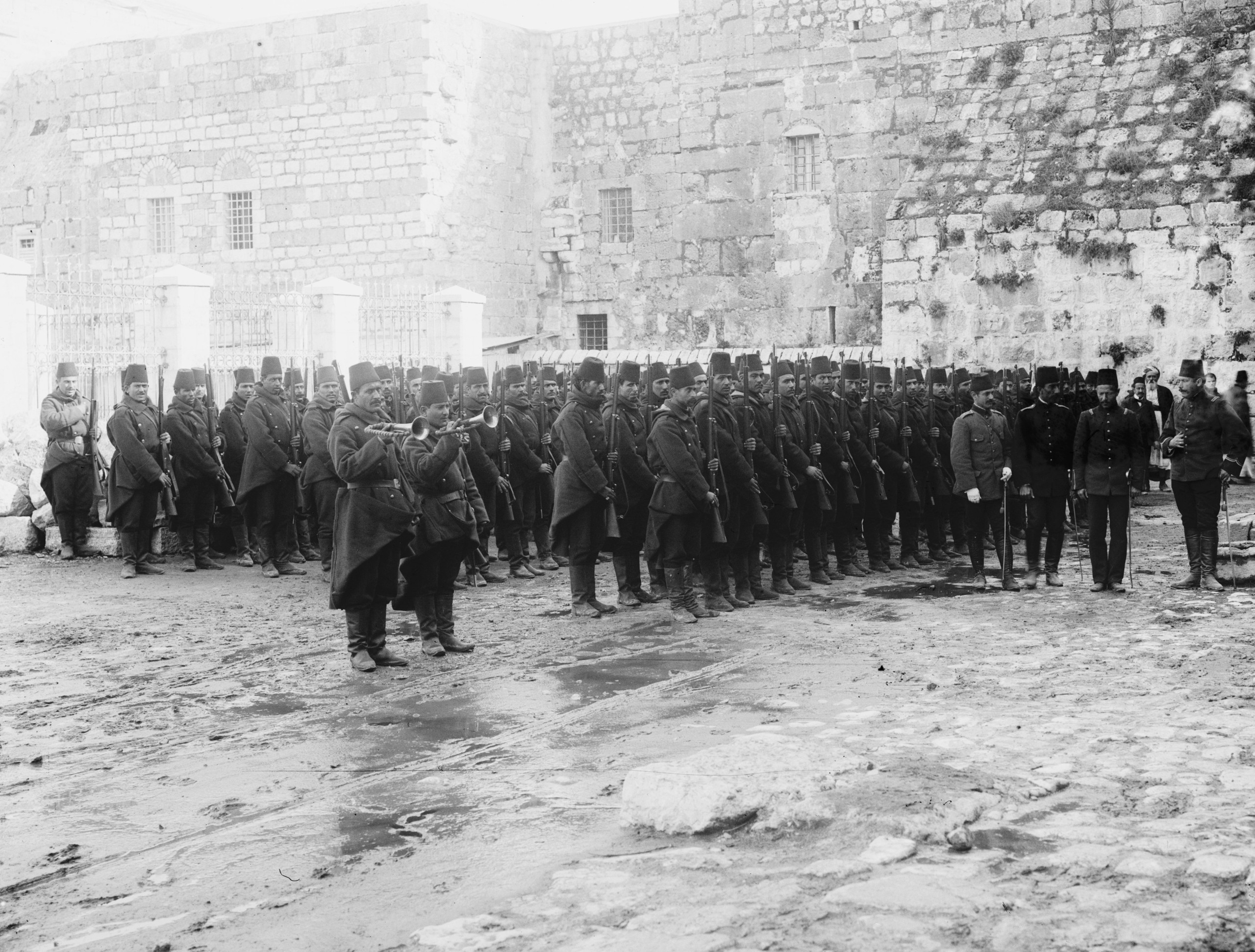 Turk. Mili drill beside Ch. of Nat. [i.e