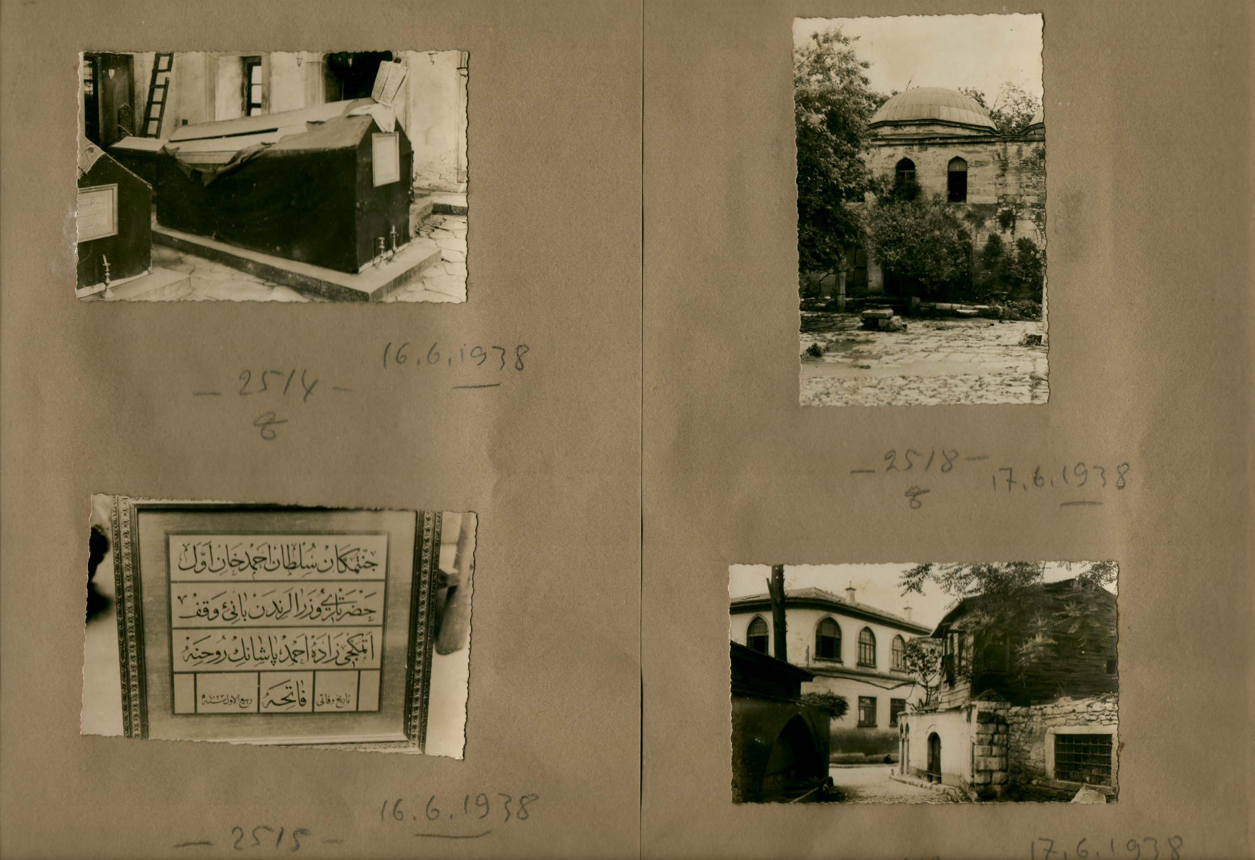 EKMEKÇİZADE AHMET PAŞA TÜRBE VE MEDRESESİ — Albüm sayfası adayı