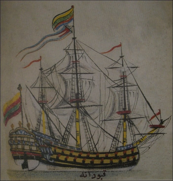 OSMANLI KARTPOSTAL OTTOMAN NAVIGATION (634)