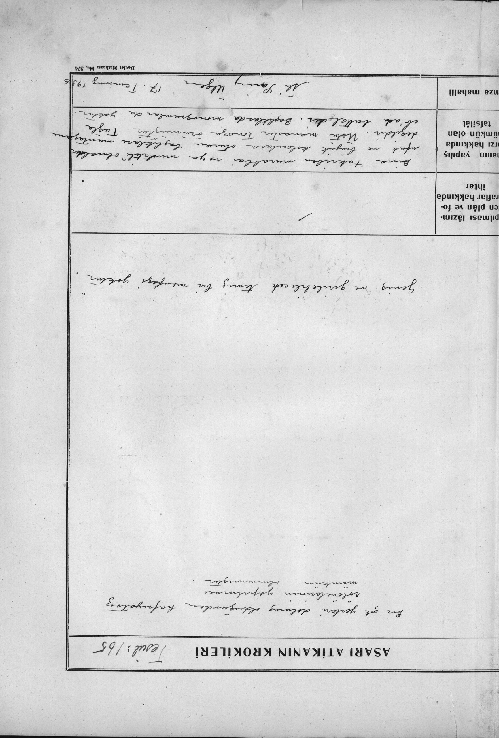 BODRUM SARNICI — Document