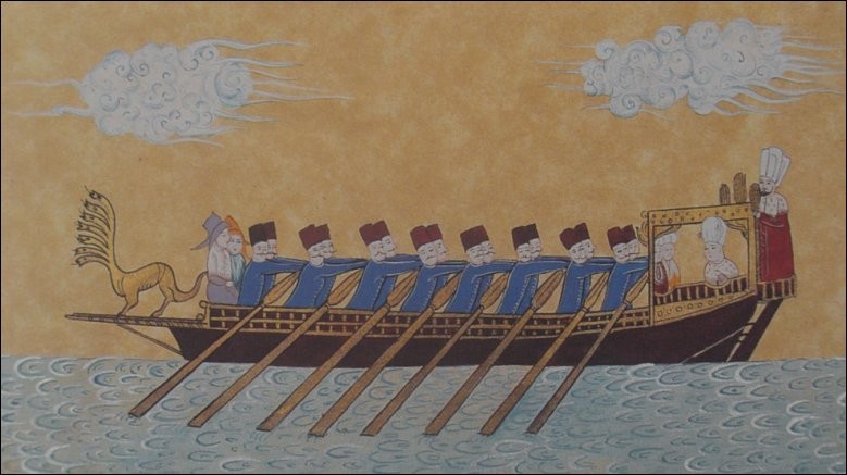 OSMANLI KARTPOSTAL OTTOMAN NAVIGATION (213)