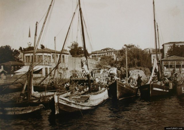 fikri aktan besiktas saman iskelesi 1900