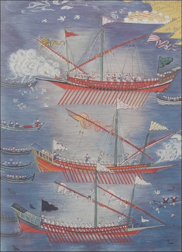 OSMANLI KARTPOSTAL OTTOMAN NAVIGATION (419)