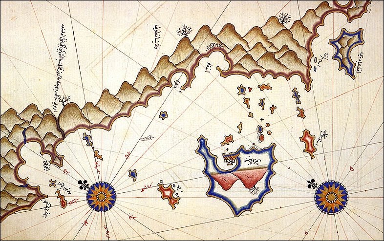 OSMANLI KARTPOSTAL OTTOMAN NAVIGATION (573)