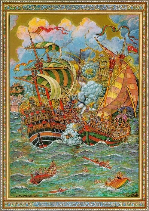 OSMANLI KARTPOSTAL OTTOMAN NAVIGATION (103)