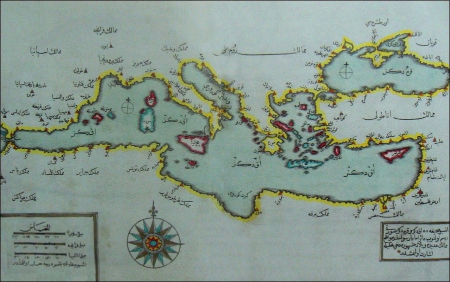 OSMANLI KARTPOSTAL OTTOMAN NAVIGATION (320)