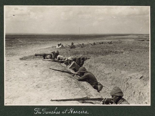 The trenches at Harcira, 1917