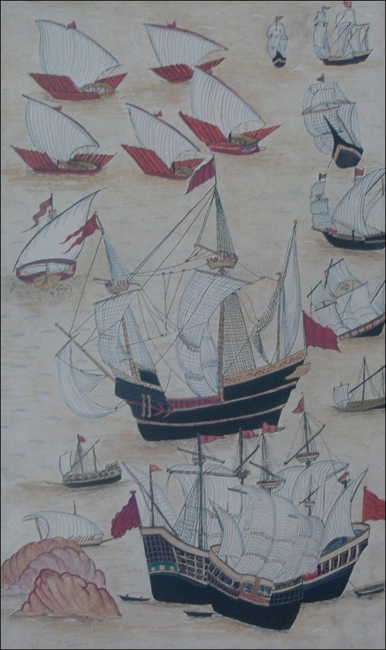 OSMANLI KARTPOSTAL OTTOMAN NAVIGATION (321)