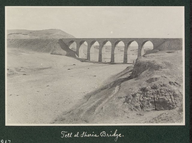 Tell-el-Sheria bridge, 1917