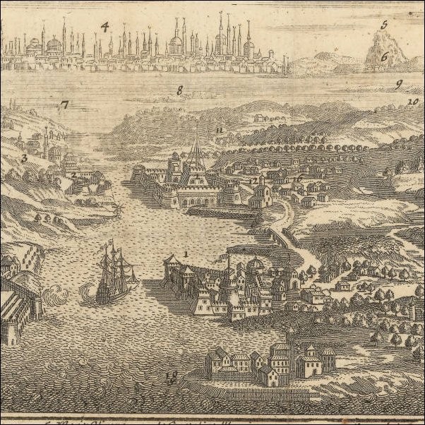 OSMANLI KARTPOSTAL OTTOMAN NAVIGATION (311)