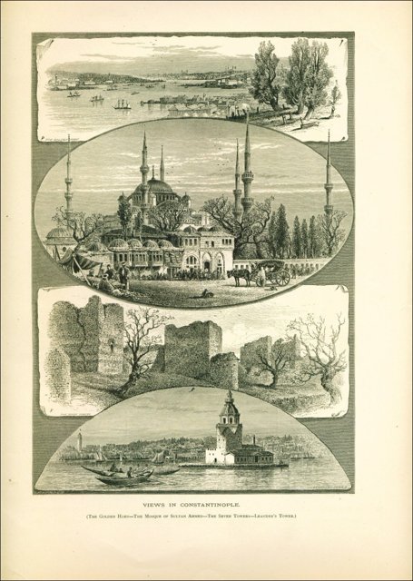 OSMANLI KARTPOSTAL OTTOMAN NAVIGATION (940)