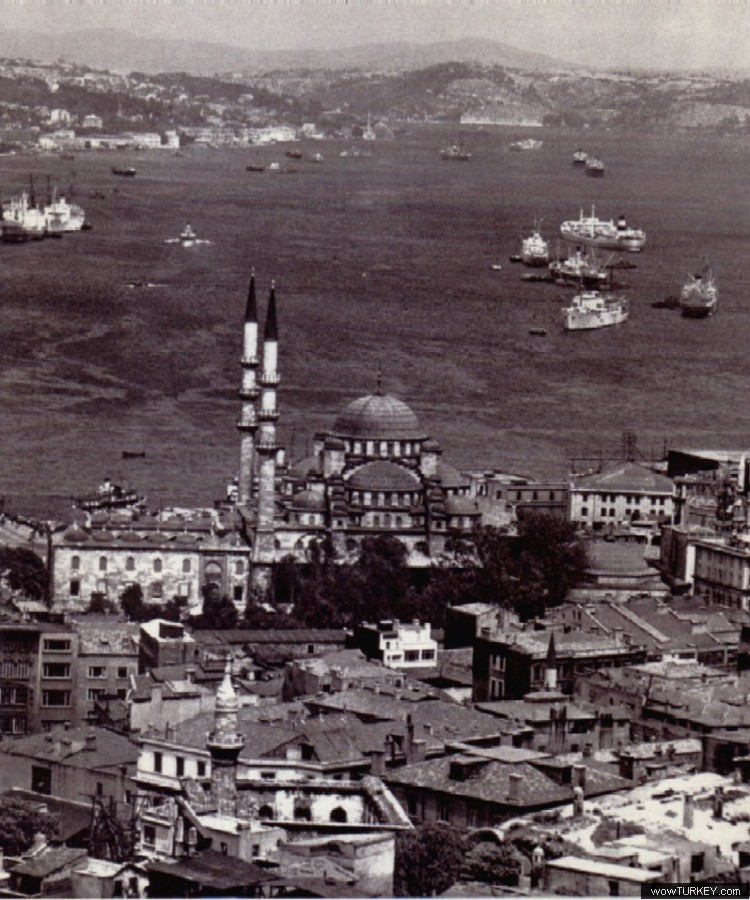 yeni camiive boğaz 1960