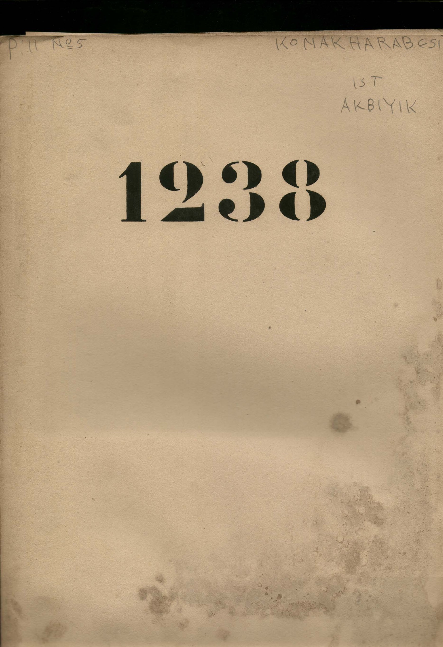 KONAK HARABESİ — Belge