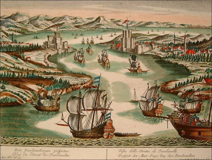 OSMANLI KARTPOSTAL OTTOMAN NAVIGATION (932)