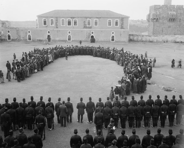 Turk. [i.e., Turkish] ceremony in square