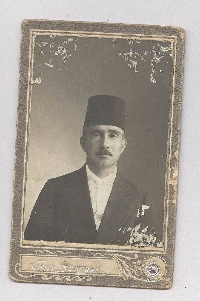 OSMANLI-KABINET-FESLI-BAY-FOTOGRAF  31950126 0