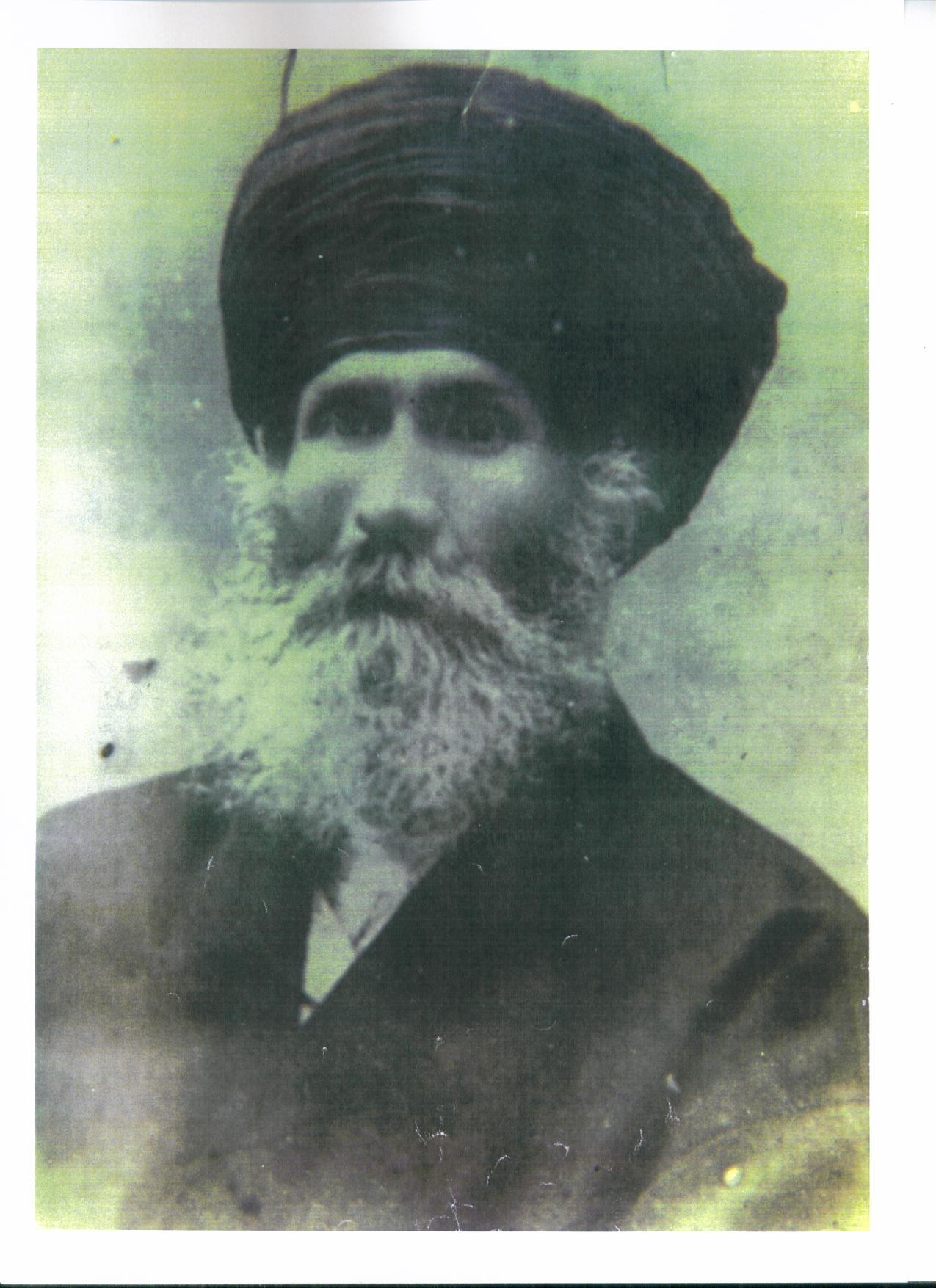 Eskisehirli Seyh Sadik eş-Sabani Hz. Ö. 1922 hilafet tacıyla Mustafa Tatcı arşivi