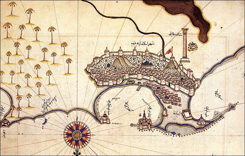 OSMANLI KARTPOSTAL OTTOMAN NAVIGATION (564)