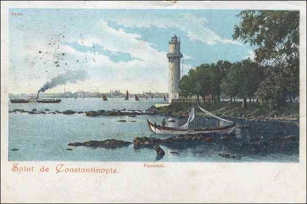 OSMANLI KARTPOSTAL OTTOMAN NAVIGATION (140)