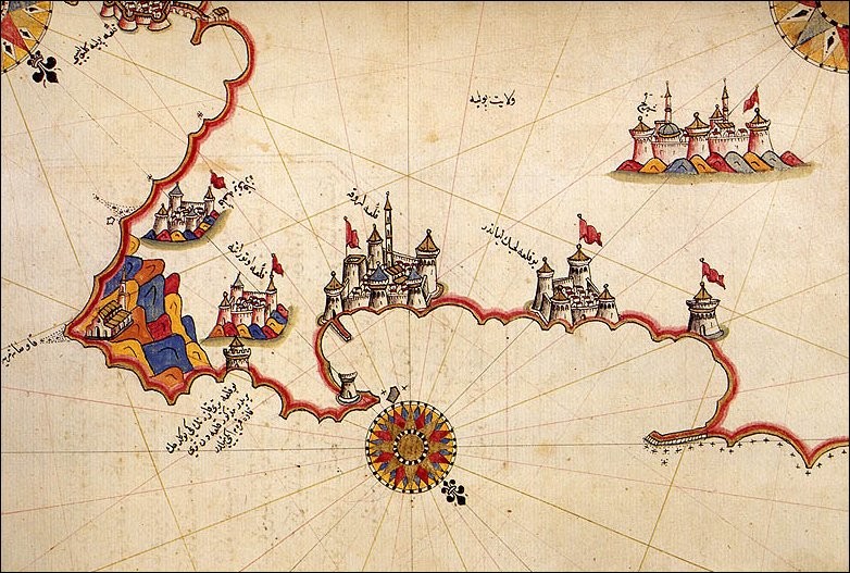 OSMANLI KARTPOSTAL OTTOMAN NAVIGATION (575)