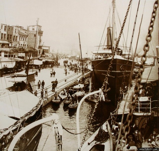 fikri aktan galata rihtimi  1910