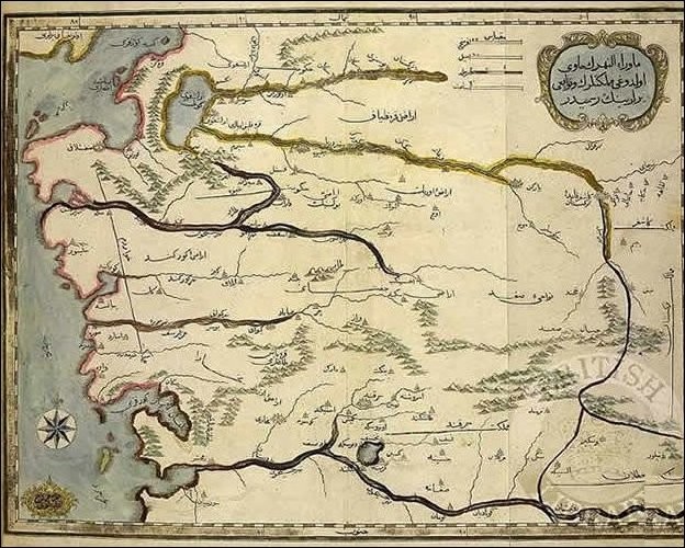 OSMANLI KARTPOSTAL OTTOMAN NAVIGATION (722)