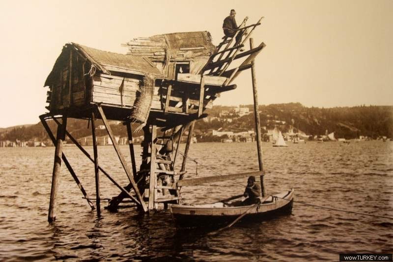 boğazda balıkçı dalyanları 1890