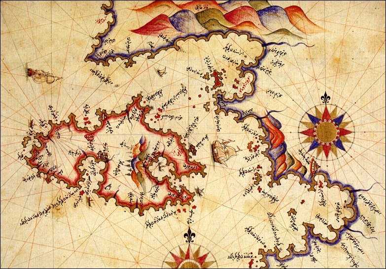 OSMANLI KARTPOSTAL OTTOMAN NAVIGATION (574)