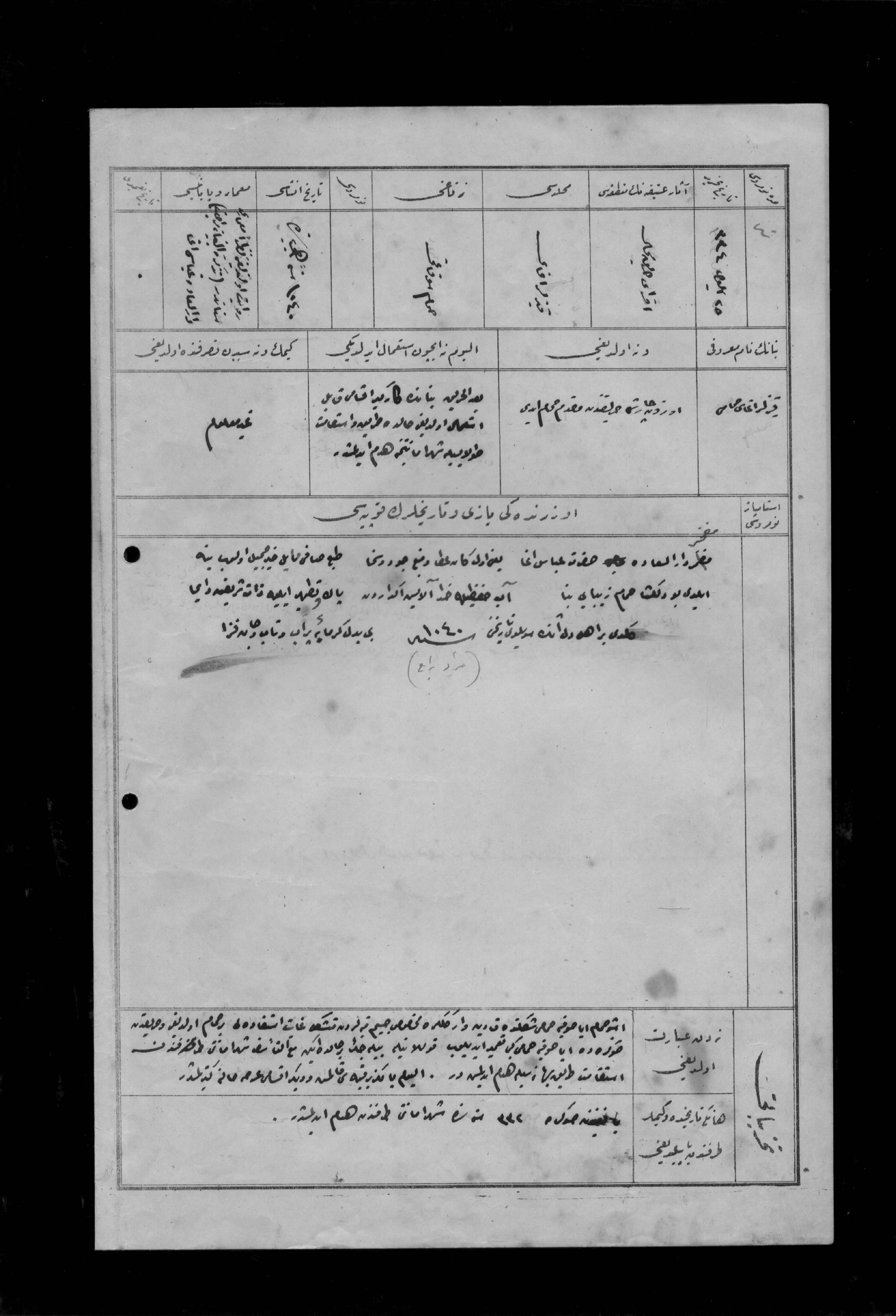 KIZLAR AĞASI HAMAMI — Belge