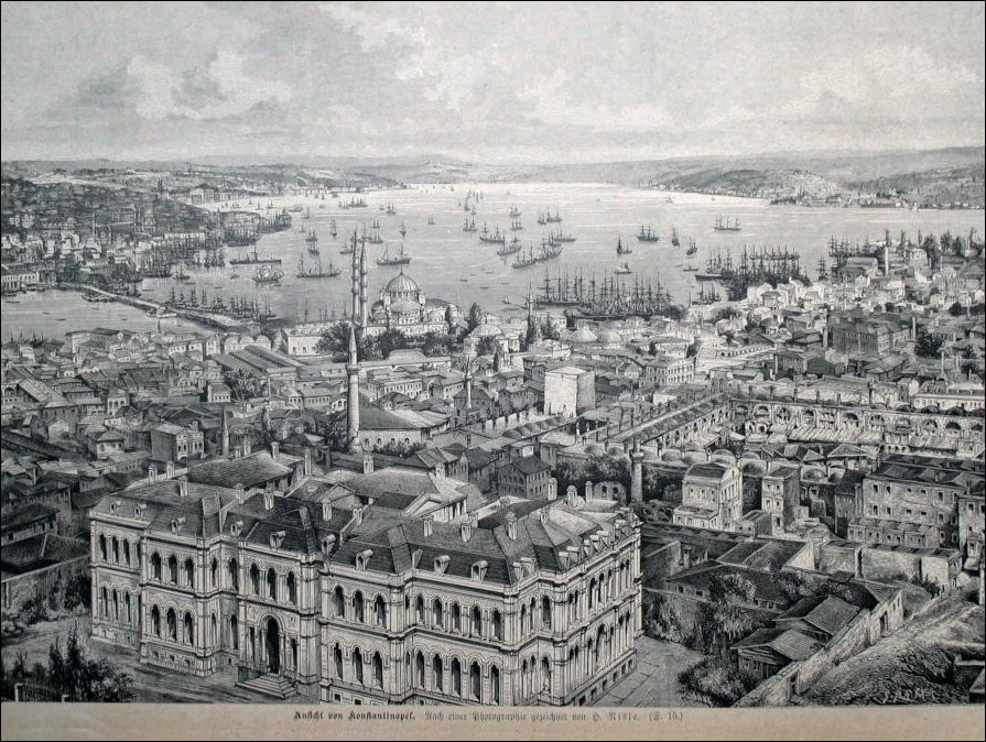 OSMANLI KARTPOSTAL OTTOMAN NAVIGATION (540)