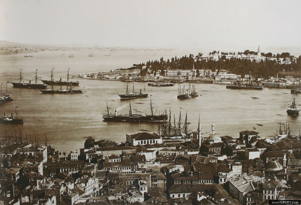fikri aktan galata kulesinden liman  1868