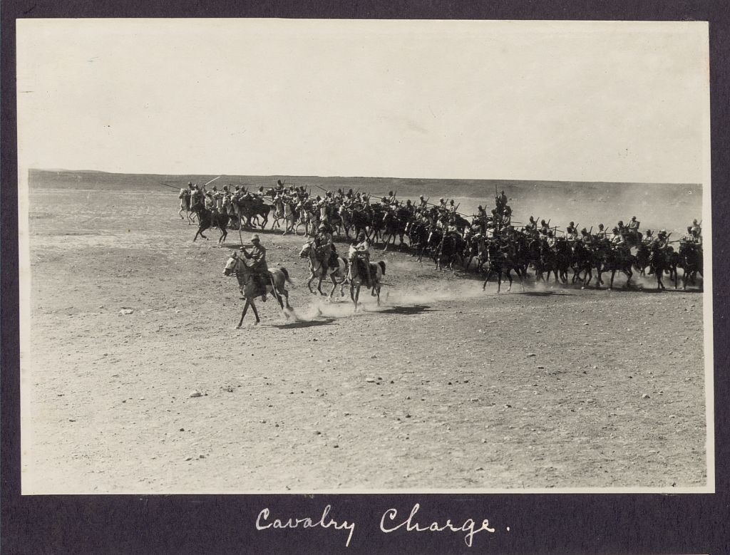 Cavalry charge, 1917
