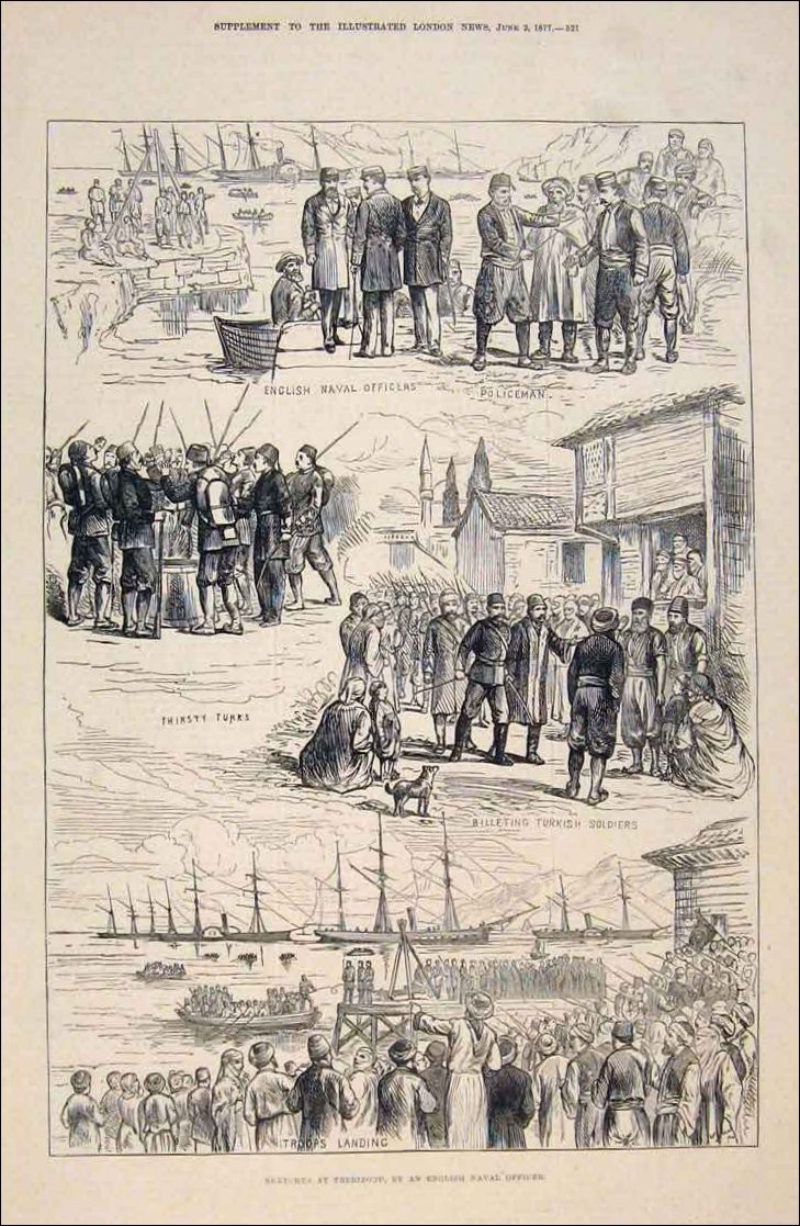 OSMANLI KARTPOSTAL OTTOMAN NAVIGATION (214)