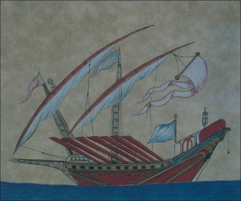 OSMANLI KARTPOSTAL OTTOMAN NAVIGATION (752)