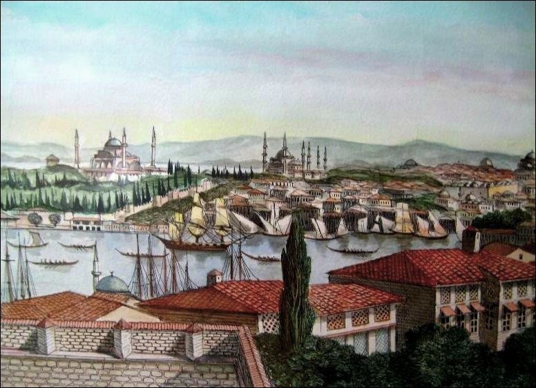 OSMANLI KARTPOSTAL OTTOMAN NAVIGATION (339)