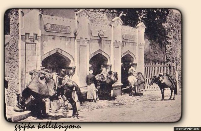 sguner 1905Zeynep Sultan cesmesinden su tas