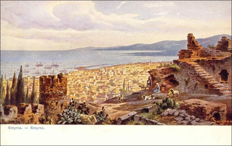 OSMANLI KARTPOSTAL OTTOMAN NAVIGATION (801)