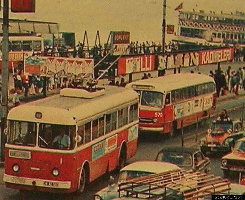 ahmet gullu Istanbulda troleybus 1972