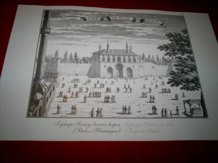 GRAVUR-TOPKAPI-SARAYI-BAB-I-HUMAYUN  34643343 0