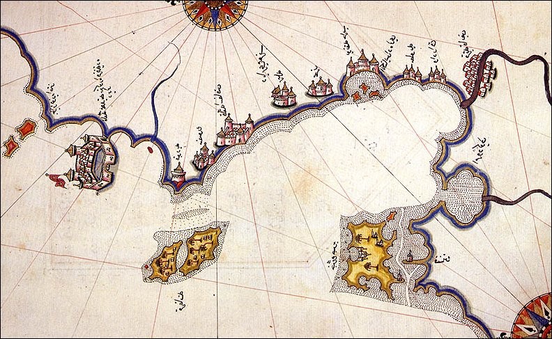 OSMANLI KARTPOSTAL OTTOMAN NAVIGATION (572)