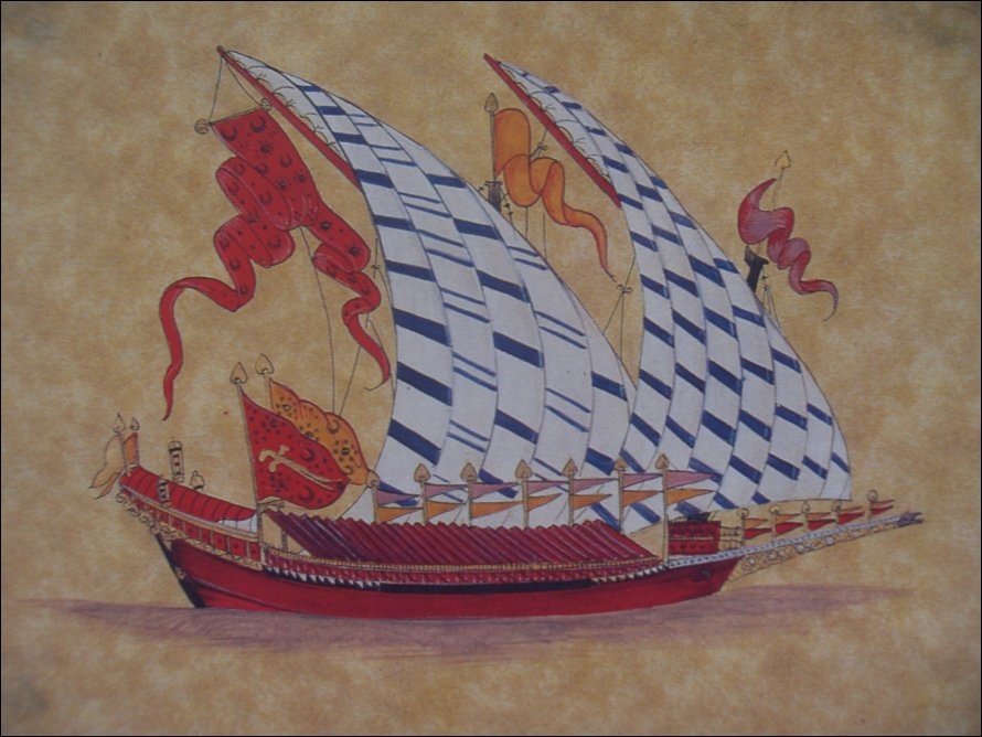 OSMANLI KARTPOSTAL OTTOMAN NAVIGATION (751)