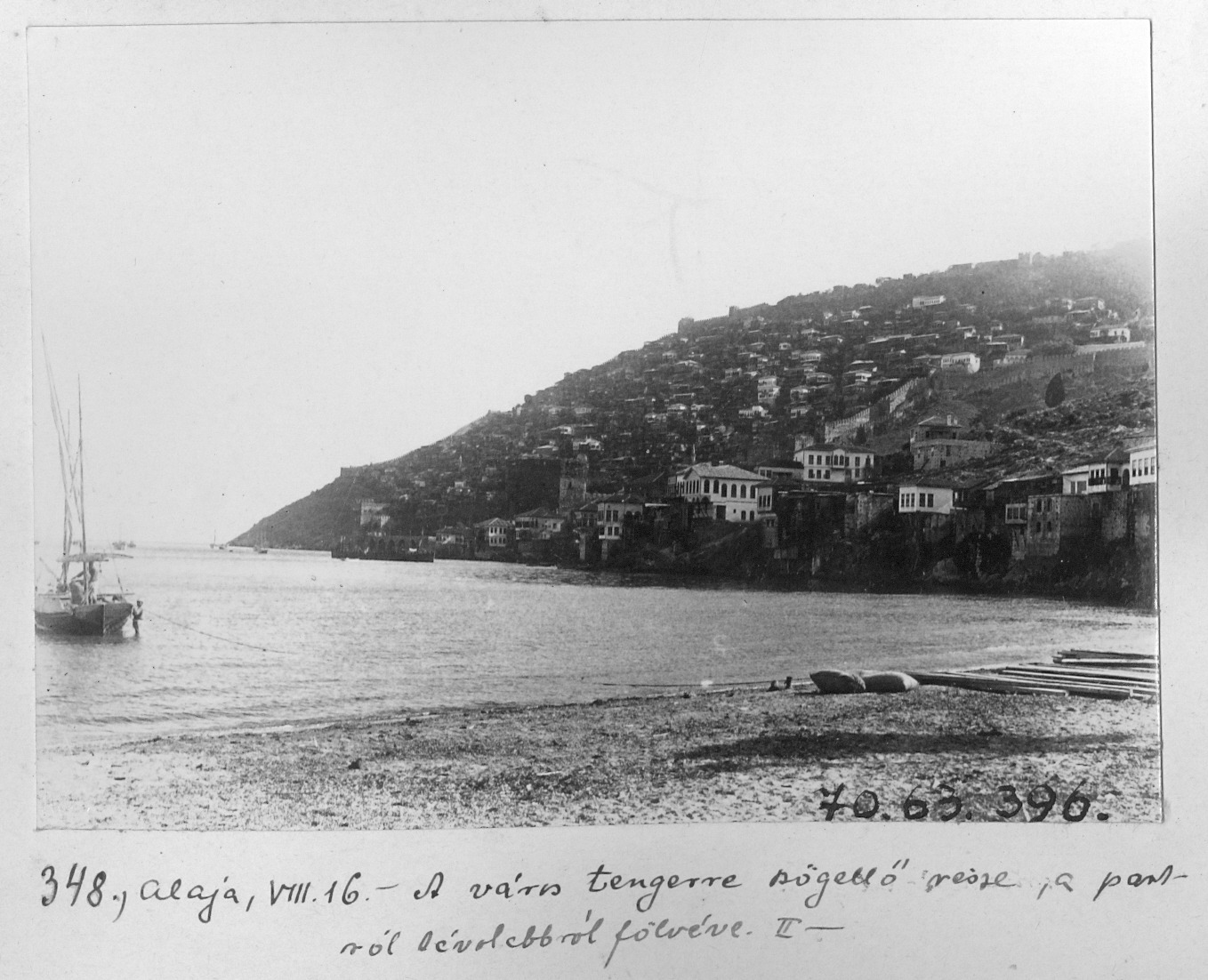 Alanya Sahili ve Evleri / 1914